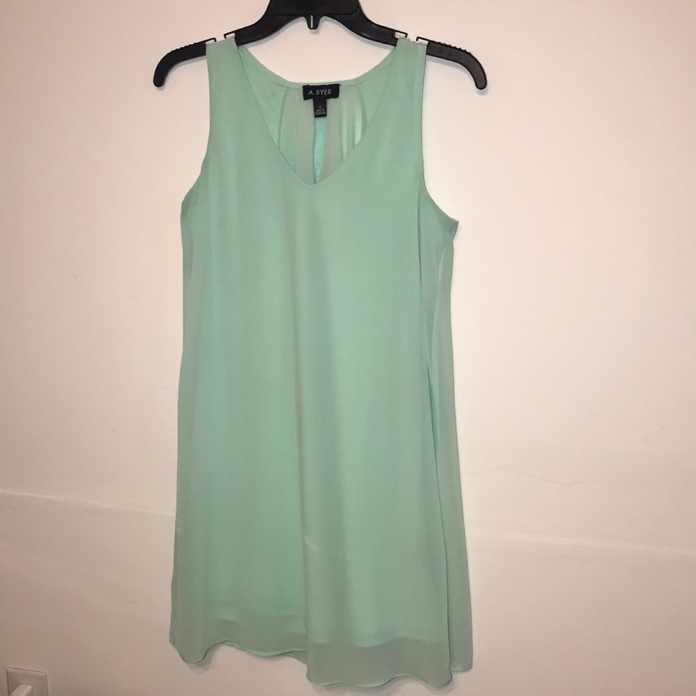 A. Byer women’s Mint Green sleeveless dress
